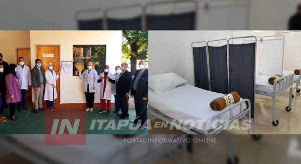 INAUGURAN PABELLÓN RESPIRATORIO Y LABORATORIO EN LA USF DE CAP. MIRANDA