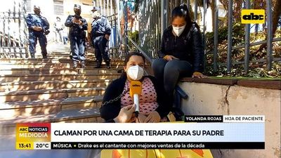 Claman por una cama de terapia intensiva para su padre - ABC Noticias - ABC Color