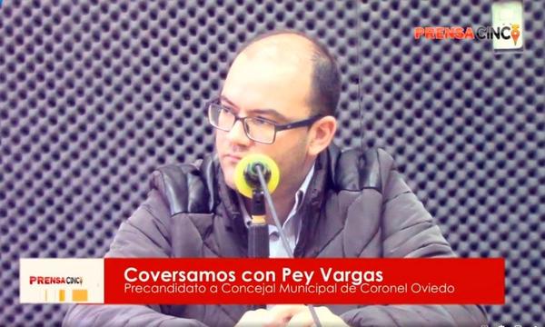“Estoy harto de la corrupción”, dijo Pey Vargas – Prensa 5