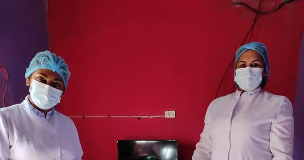 La Nación / Aplican segunda dosis a mayores de 85 años de San Pedro: “Añesentí porã formal ko che”, dijo abuelita