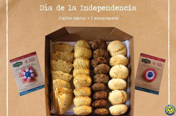 Cajas de menú típico por el Día de la Independencia •