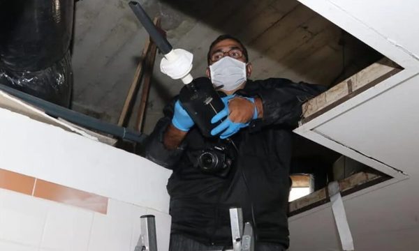 Descubren que en techo del aeropuerto Silvio Pettirossi hacían caletas para ocultar droga