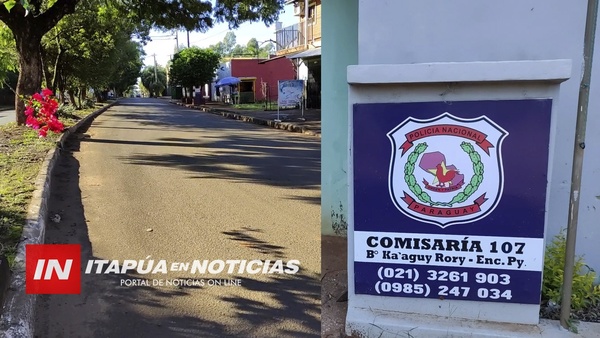 DESPOJARON A UNA MUJER DE SU CELULAR EN B° KAAGUY RORY DE ENCARNACIÓN.