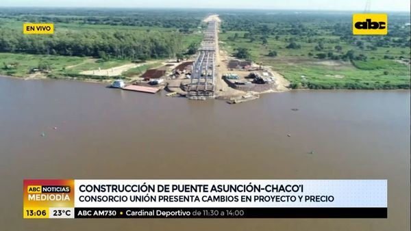 Presentan cambios en el proyecto del Puente Asunción-Chaco’i, con aumento del costo - ABC Noticias - ABC Color