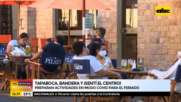Tapabocas, bandera y “sentí el centro” - ABC Noticias - ABC Color