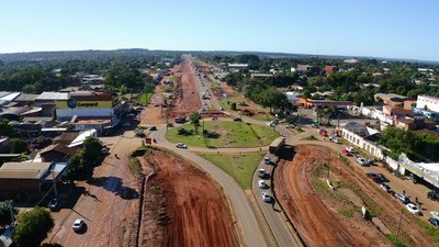 Caaguazú: Avanzan obras que optimizarán la circulación vehicular y peatonal