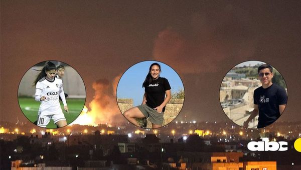 “Tengo miedo, pensé que esto solo pasaba en las películas”, el relato de una futbolista paraguaya desde Israel - Fútbol - ABC Color