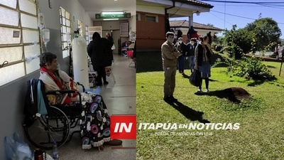 EMERGENCIA SANITARIA EN ITAPÚA: MÁS DE 50 PACIENTES EN CAMILLAS Y UN COLAPSO DE PACIENTES EN LOS DISTRITOS.