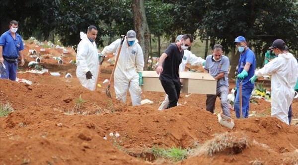 MUNDO | Brasil supera las 430.000 muertes y camina hacia los 15,5 millones de casos