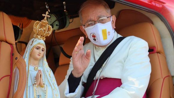 Con   la Virgen de Fátima, bendicen al país y piden por el fin de pandemia