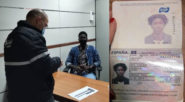Diario HOY | Senegalés intentó viajar utilizando pasaporte falso y fue expulsado del país