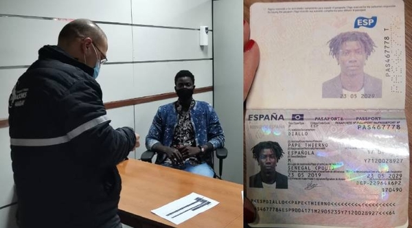 Diario HOY | Senegalés intentó viajar utilizando pasaporte falso y fue expulsado del país