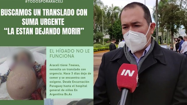 CASO ARACELI: “ESTAMOS GESTIONANDO SU TRASLADO. ELLA ES ARGENTINA” INFORMÓ EL DR. CABRERA