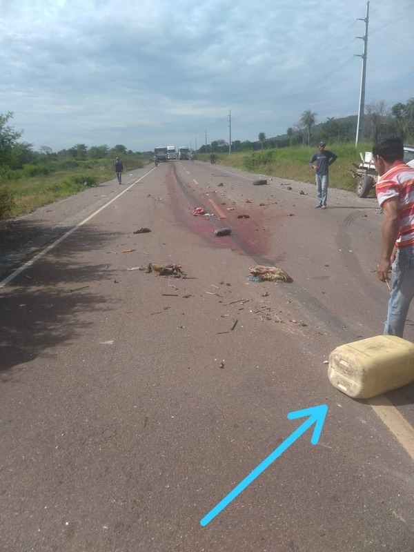 Fatal accidente en la ruta Concepción- Vallemí