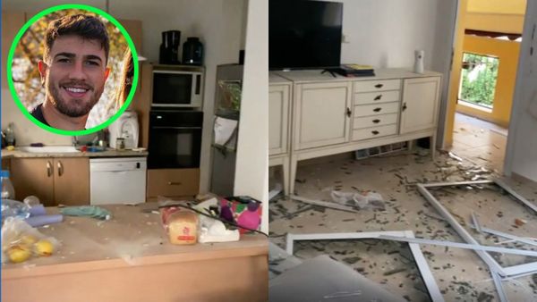 ¡Desolada! Así quedó la casa de futbolista tras ser destruida por un misil en Israel (VIDEO)