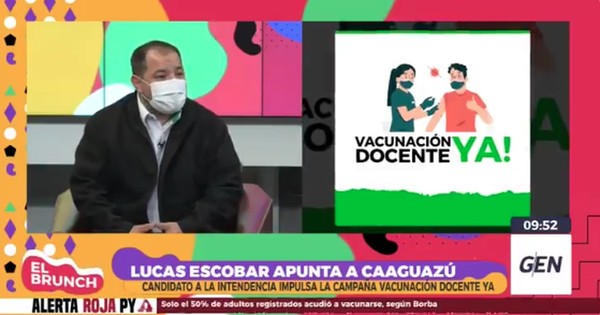 La Nación / Candidato a intendente en Caaguazú propuso campaña de vacunación para docentes