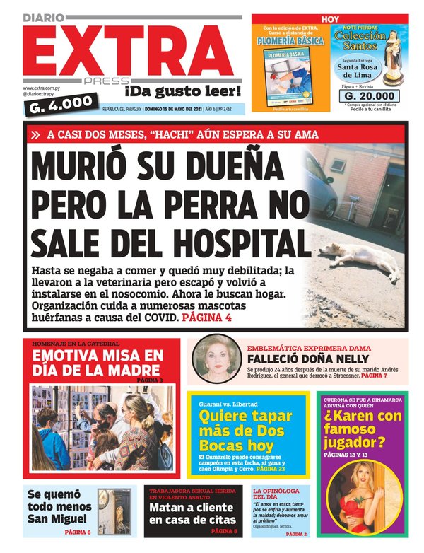Portadas de este domingo 16 de mayo de 2021