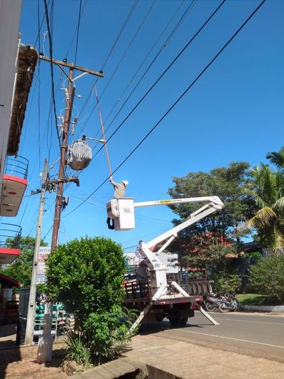 Estas son las ciudades donde se prevén cortes de electricidad programados este domingo - Nacionales - ABC Color