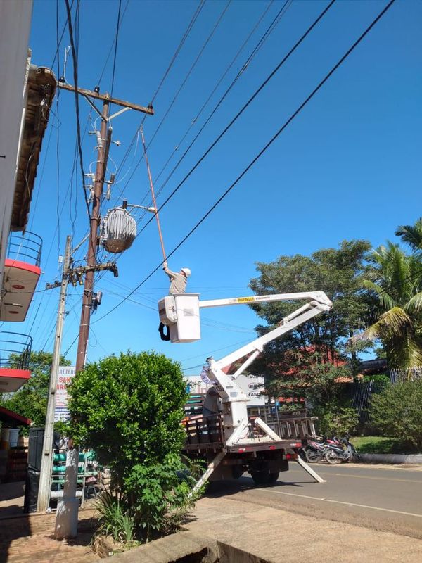 Estas son las ciudades donde se prevén cortes de electricidad programados este domingo - Nacionales - ABC Color
