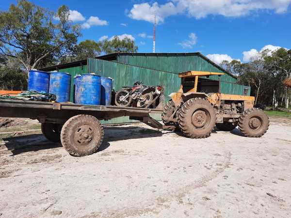 Agentes localizan campamento narco en zona de Puerto Pinasco, Chaco | .::Agencia IP::.