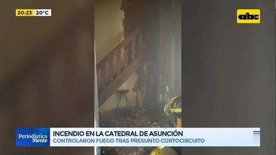 Incendio en la catedral de Asunción - Periodísticamente - ABC Color