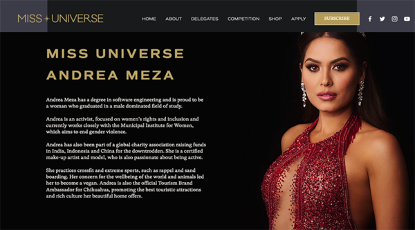 Miss Universo 2021, la mexicana Andrea Meza | OnLivePy