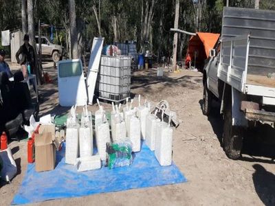 Rastreando al EPP hallan una base narco, cocaína y pista en el Chaco