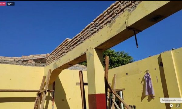 Otra burla de Prieto con obra abandonada en escuela, esta vez en Villa Fanny