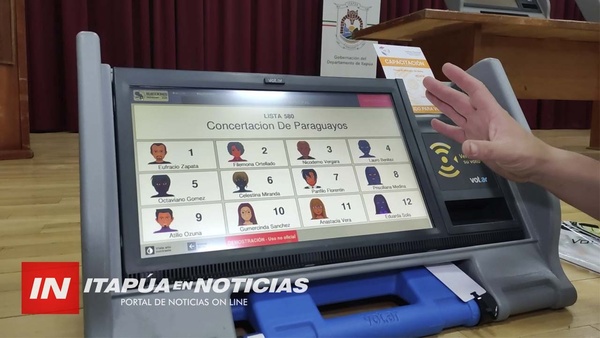 USO DE LA MÁQUINA DE VOTACIÓN FACILITA PROCESO ELECTIVO, ASEGURA CONCEJAL.