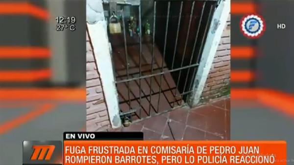 Frustran fuga de peligrosos reos en Pedro Juan Caballero