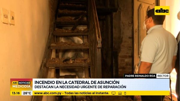 Destacan necesidad urgente de reparación de la Catedral de Asunción - ABC Noticias - ABC Color
