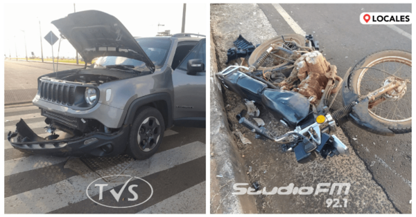 APARATOSO ACCIDENTE SOBRE PASEO DE LOS TEROS