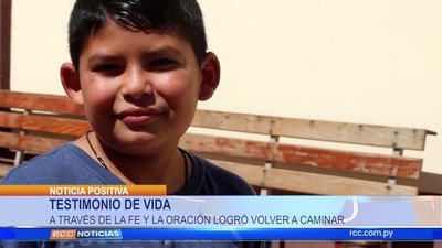TESTIMONIO DE VIDA: A TRAVÉS DE LA FE Y LA ORACIÓN LOGRÓ VOLVER A CAMINAR