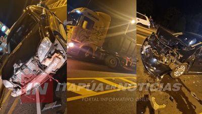 CARMEN DEL PNA.: TRIPLE CHOQUE DEJA CUANTIOSOS DAÑOS MATERIALES