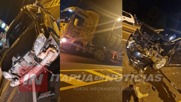 CARMEN DEL PNA.: TRIPLE CHOQUE DEJA CUANTIOSOS DAÑOS MATERIALES