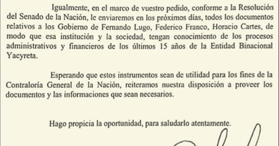 La Nación / CGR recurre a la Justicia para que Itaipú ceda rendiciones de cuentas