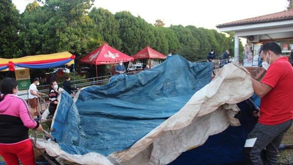 Encarnación: Crean albergue con carpa de ex Circo Bross