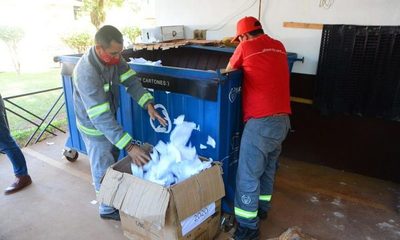 Municipalidad entregó primera partida de papeles reciclados a la empresa Jaguarete – Diario TNPRESS