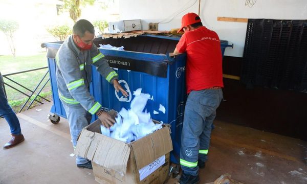 Municipalidad entregó primera partida de papeles reciclados a la empresa Jaguarete – Diario TNPRESS