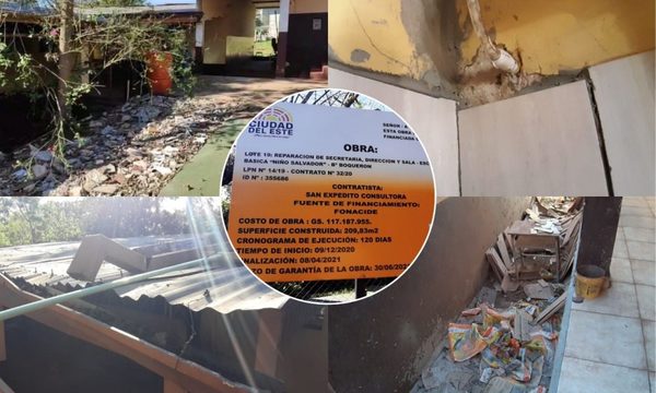 Municipalidad de CDE avala precarias construcciones con dinero del FONACIDE