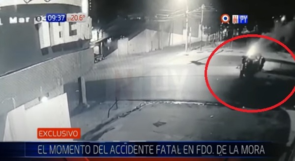 Revelan imágenes del fatal accidente en Fernando de la Mora