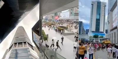 Diario HOY | VIDEO - Rascacielos comienza a temblar en China y desata el pánico