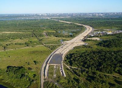 Terraplenado del Puente Héroes del Chaco alcanzó 60% de ejecución | .::Agencia IP::.