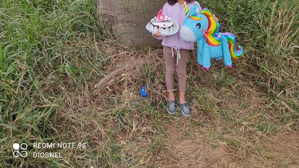 Viral: Quiso festejar su cumple con torta y al lado de un samu'u