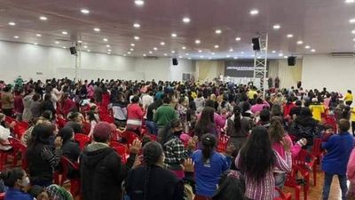 Evangélicos se aglomeraron ante visita de un "profeta"