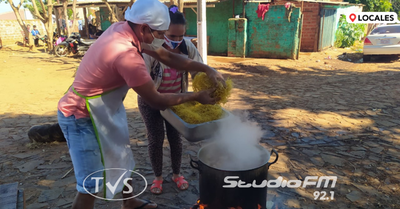 FESTEJÓ SU CUMPLEAÑOS OFRECIENDO UNA GRAN TALLARINADA BARRIAL