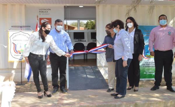 Habilitan nuevo telecentro en el Colegio Departamental Boquerón