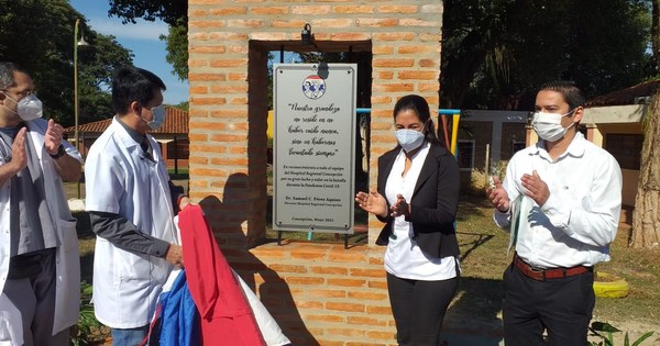 La Nación / Hospital de Concepción homenajea a personal por distinguida lucha contra el COVID-19