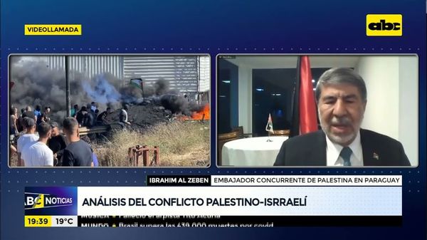 Embajador de Palestina en Paraguay: “Exigimos que respeten nuestra soberanía” - ABC Noticias Central - ABC Color