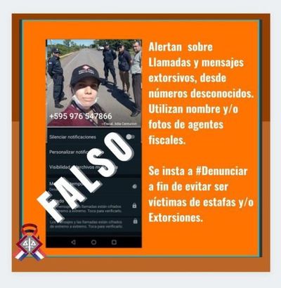 Alertan sobre utilización de identidad de fiscales para extorsionar - Nacionales - ABC Color